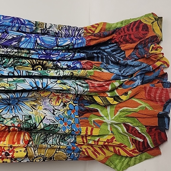 Jams World Fern Grotto Beautiful Vibrant Color Leaf &Floral Maxi Sz S Gardencore - Picture 3 of 16